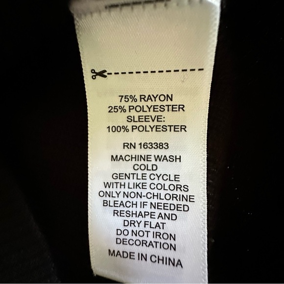 Rio & Rian Sweater Womens L Patterned Sleeve Pullover Keyhole Top Office Boho - Picture 10 of 10